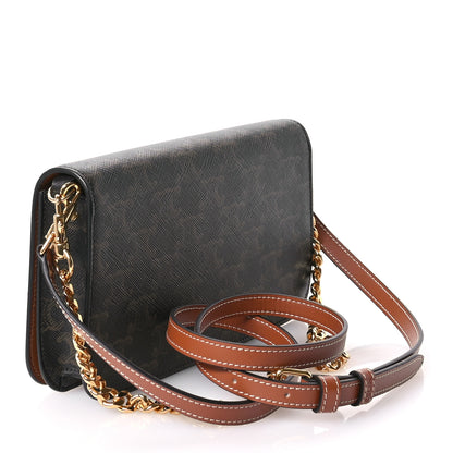 Celine Triomphe Canvas Multipochette Tan 3 of 12