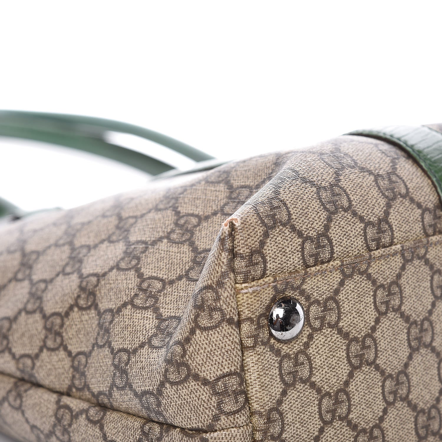 Gucci GG Plus Monogram Medium Joy Tote Green 10 of 15