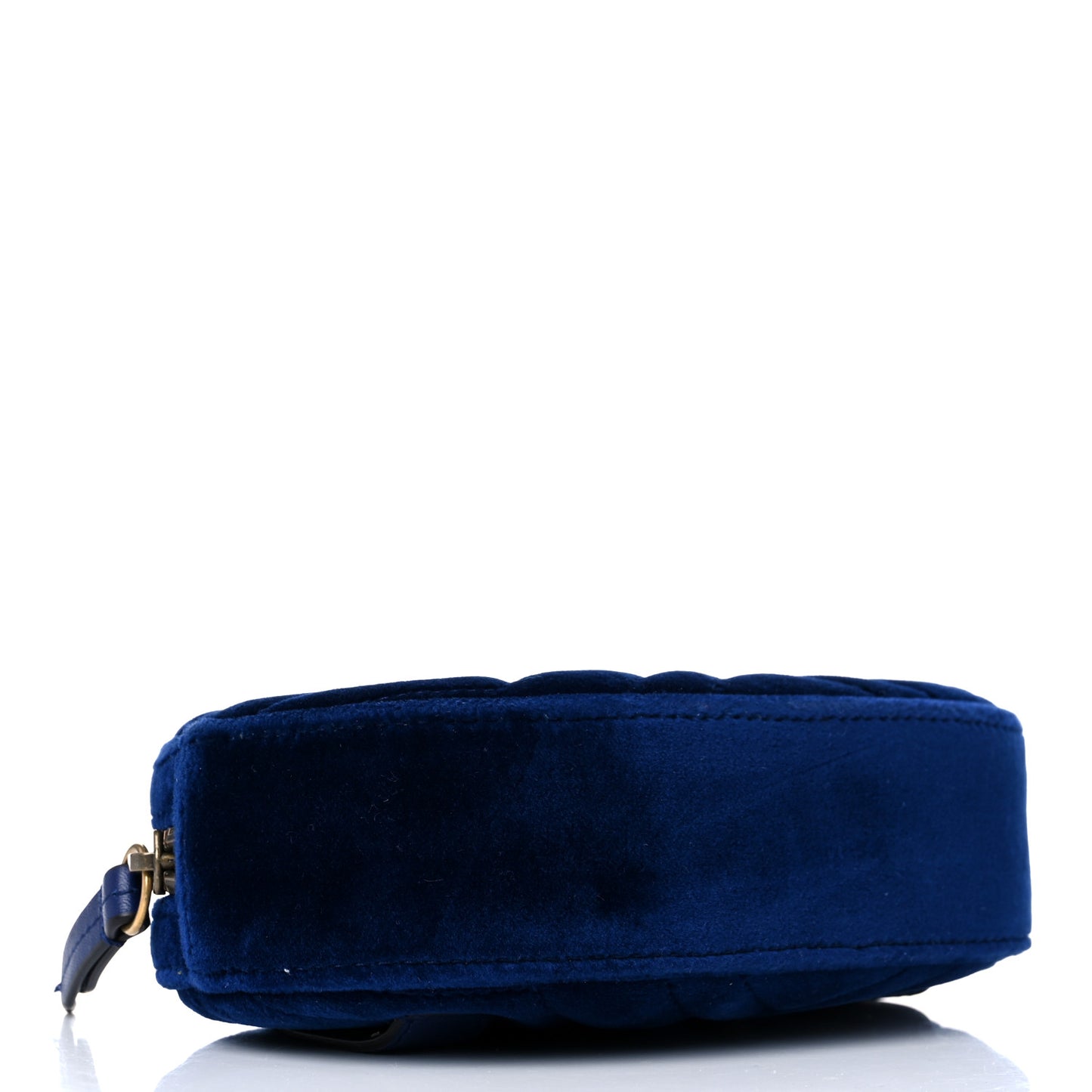 Velvet Matelasse GG Marmont Belt Bag 75 30 Cobalt Blue