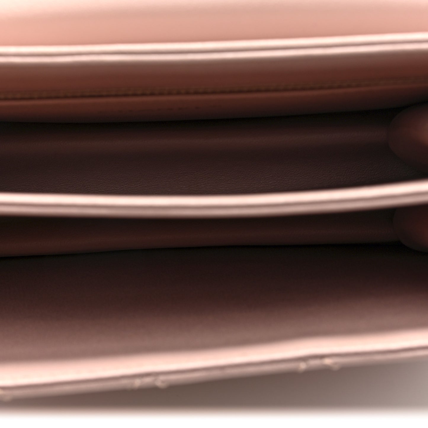 Sheepskin Quilted Beauty Lock Flap Pink