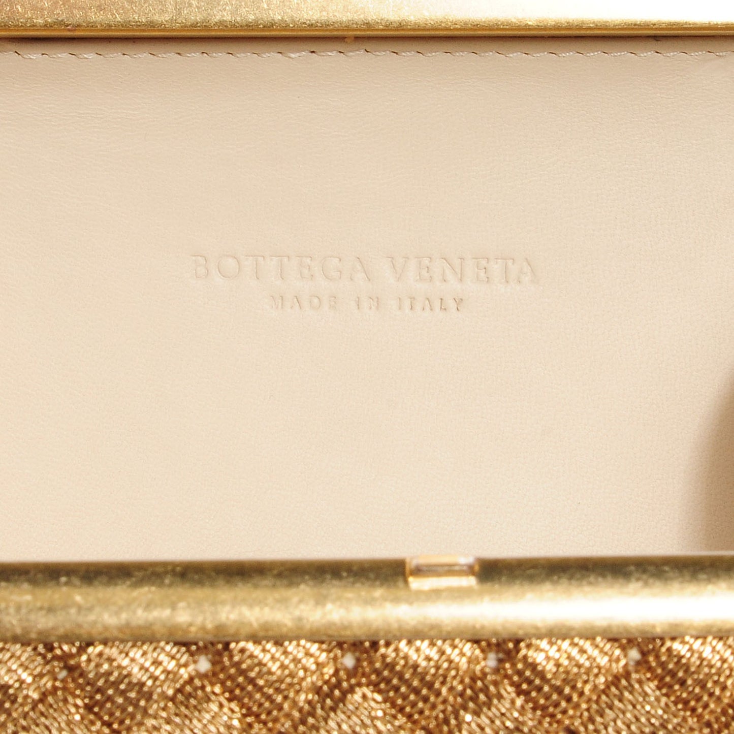 Intreccio Oro Bruciato Knot Clutch