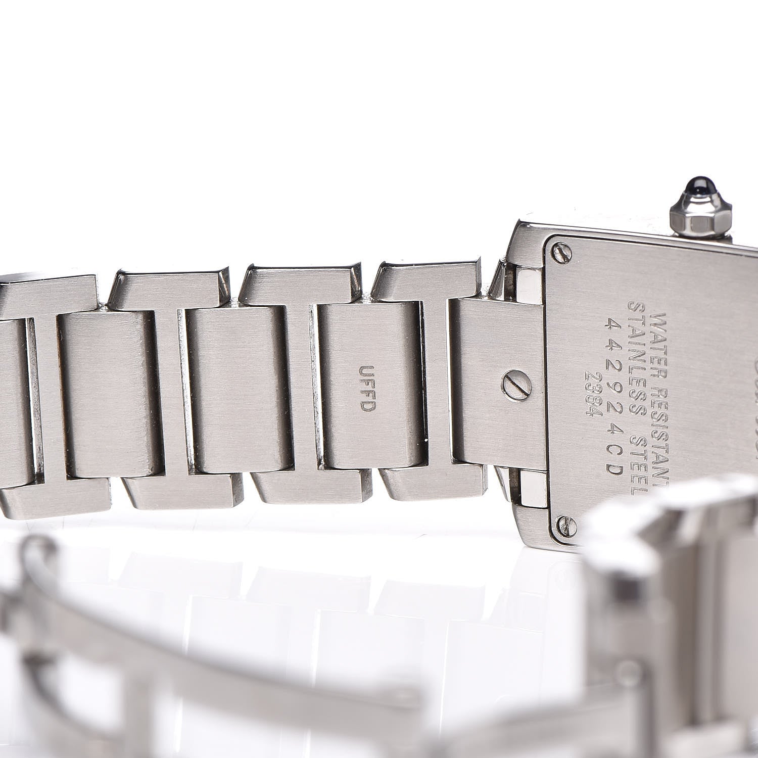 Cartier Stainless Steel 20mm Tank Francaise Quartz Watch 7 of 9