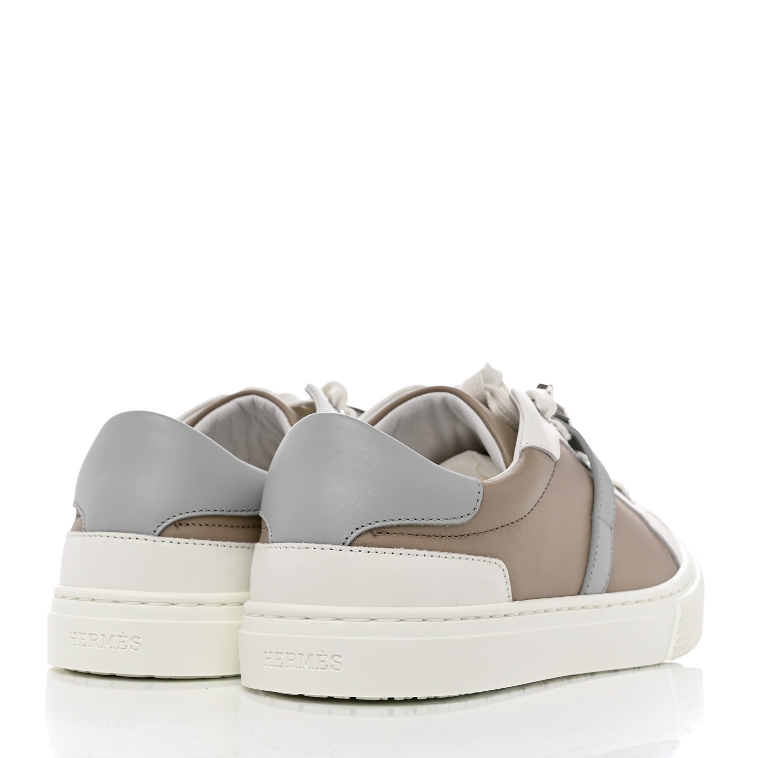 Hermes Calfskin Day Sneakers 36 Multicolor White 4 of 9