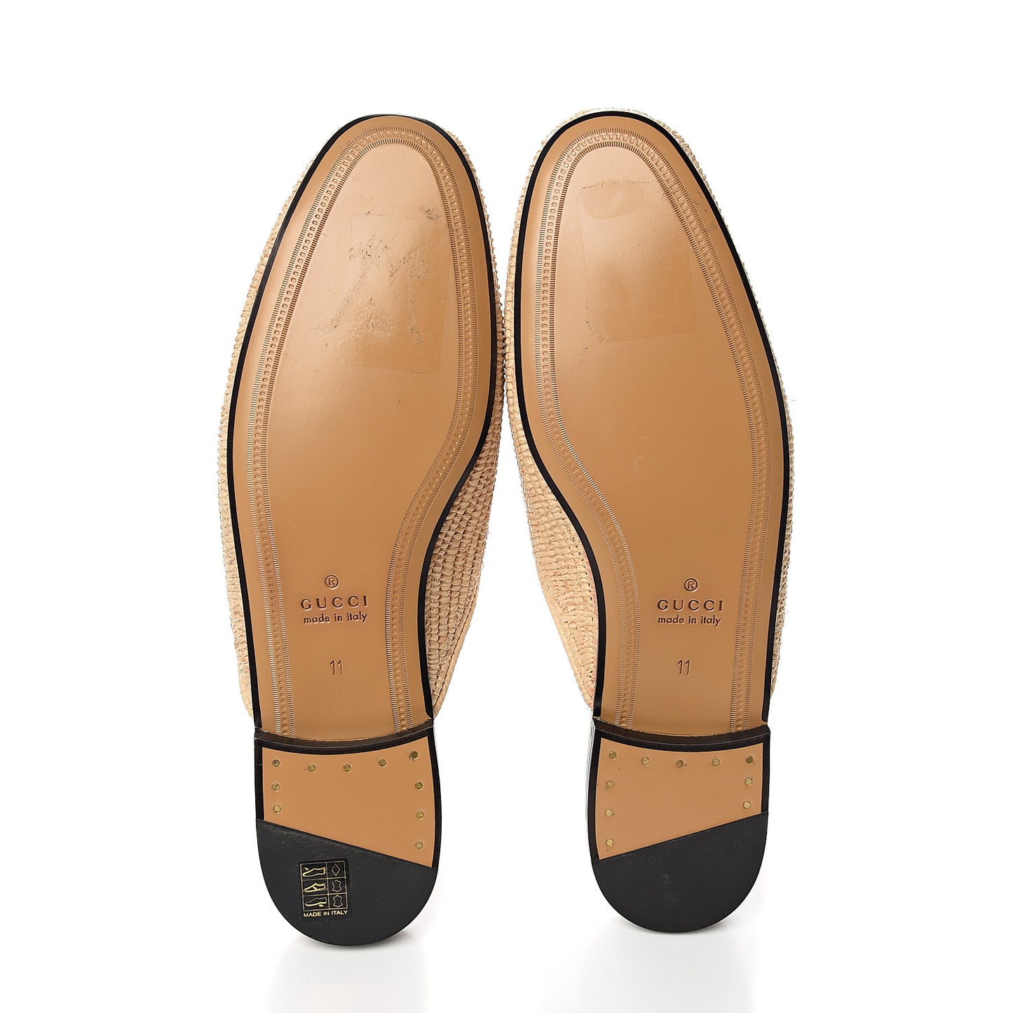 Raffia Mens Princetown Slippers 11 Naturale Sand Storm