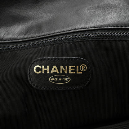 Chanel Lambskin CC Backpack Black 6 of 11