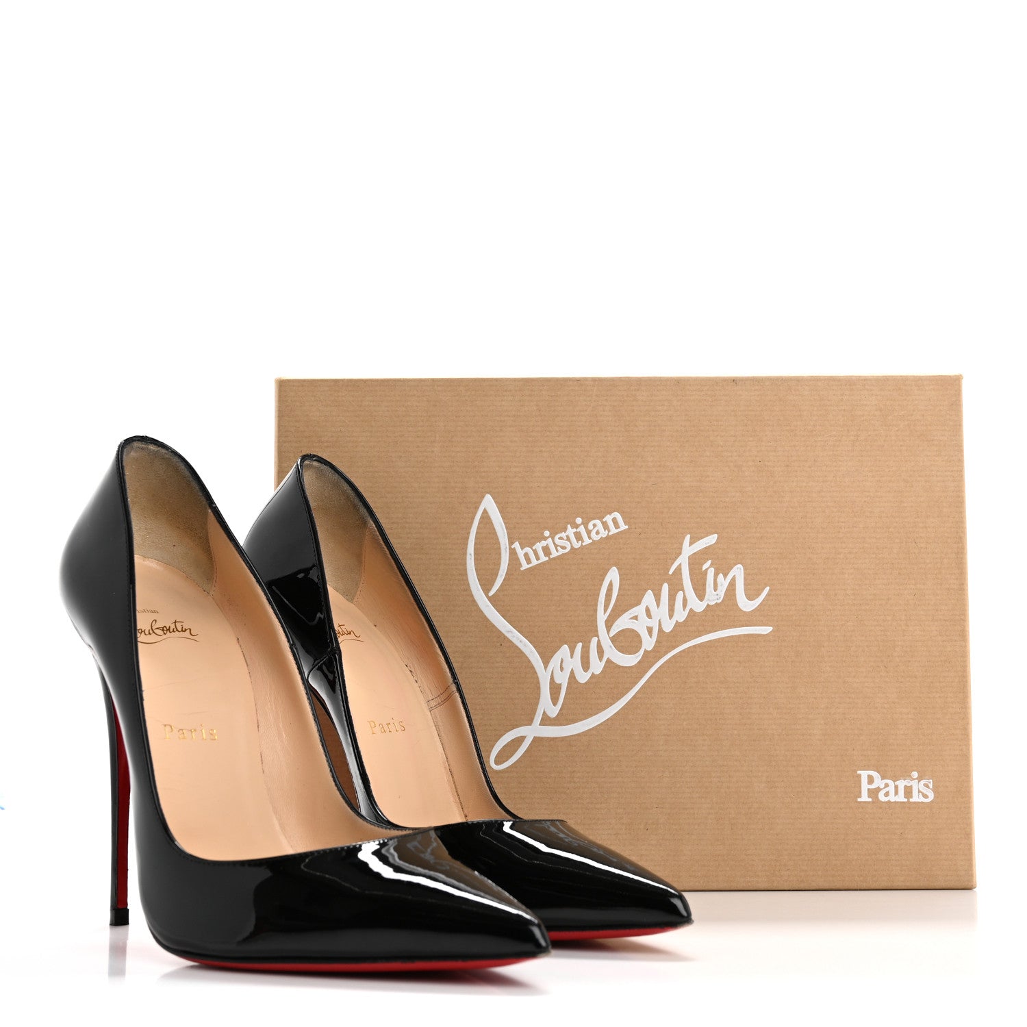 Christian Louboutin Patent So Kate 120 Pumps 38.5 Black 9 of 9