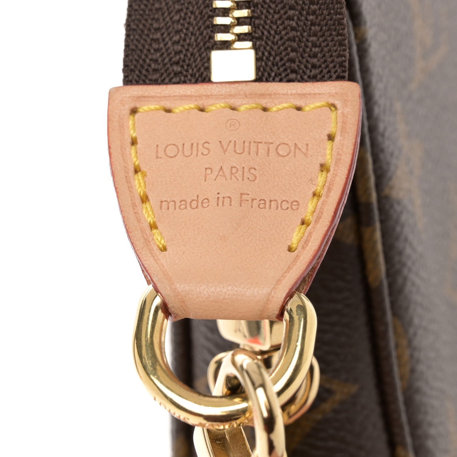 Louis Vuitton Monogram Chain Pochette Accessories 6 of 10