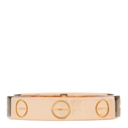Cartier 18K Pink Gold 3.5mm LOVE Wedding Band Ring 49 5 1 of 4