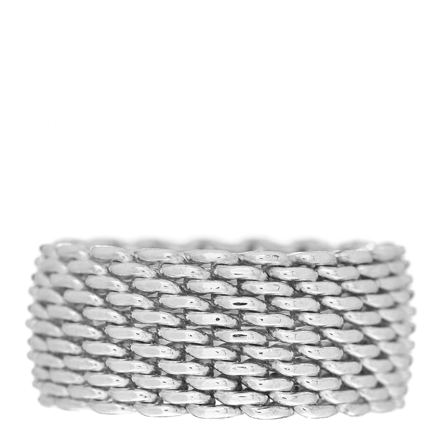 Sterling Silver Somerset Mesh Ring 53 6.5