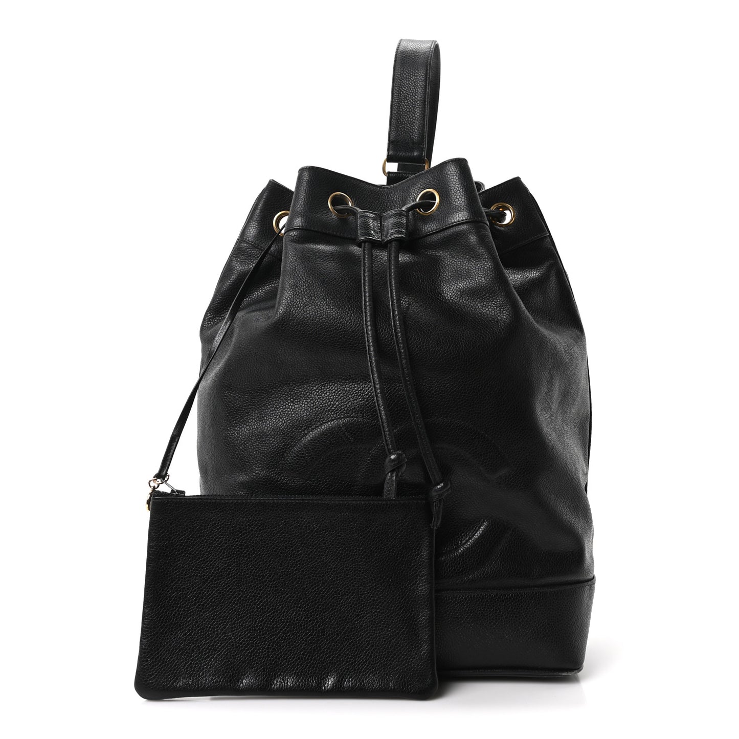 Caviar Sling Backpack Black