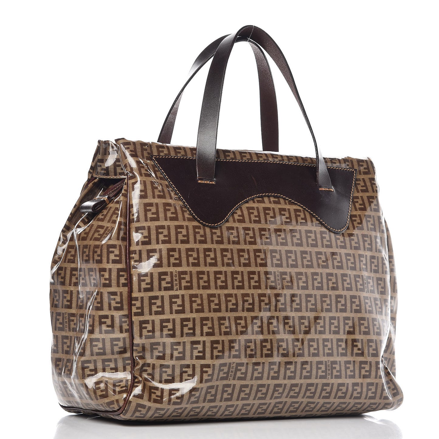 Vinyl Zucchino Tote Tobacco
