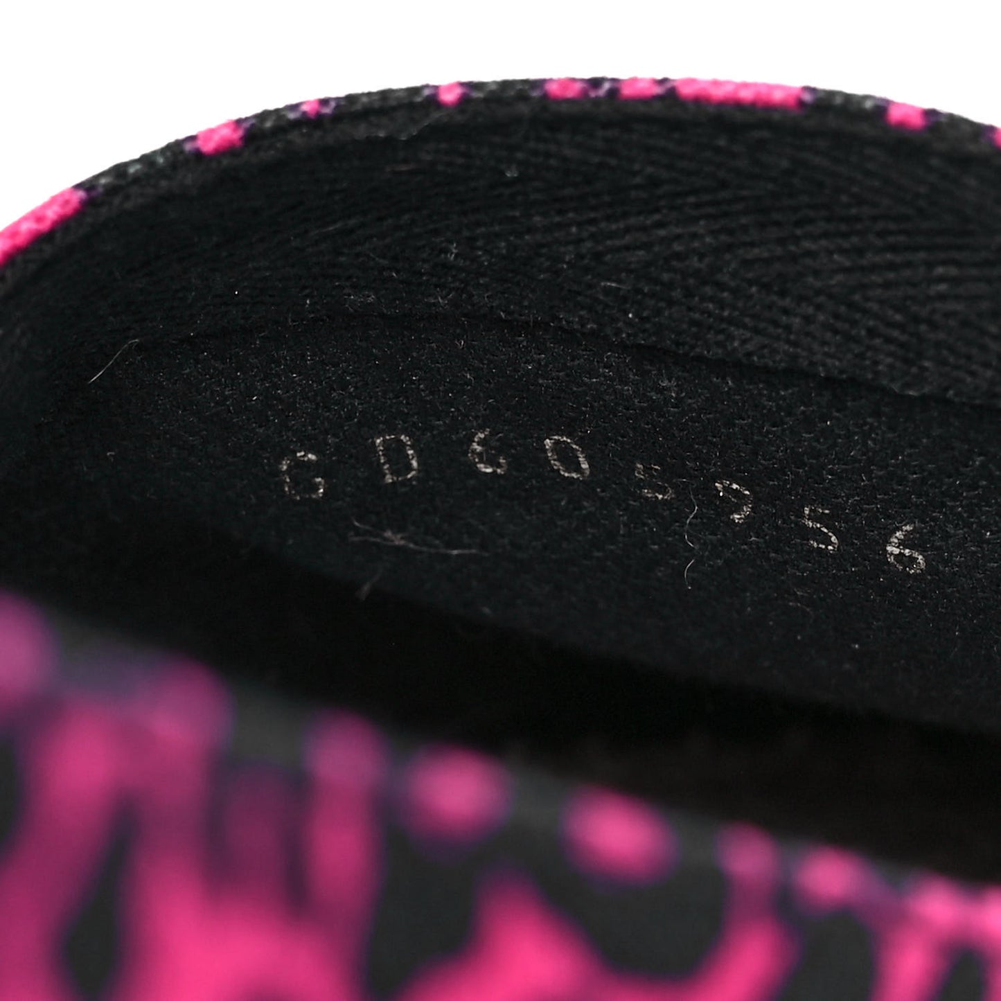 Canvas Leopard Print Espadrilles 41 Fushia Black