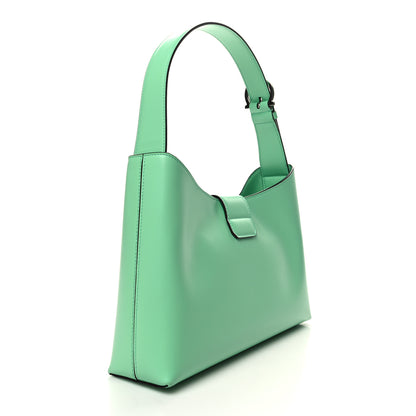 Salvatore Ferragamo Calfskin Trifolio Shoulder Bag Light Green 3 of 13