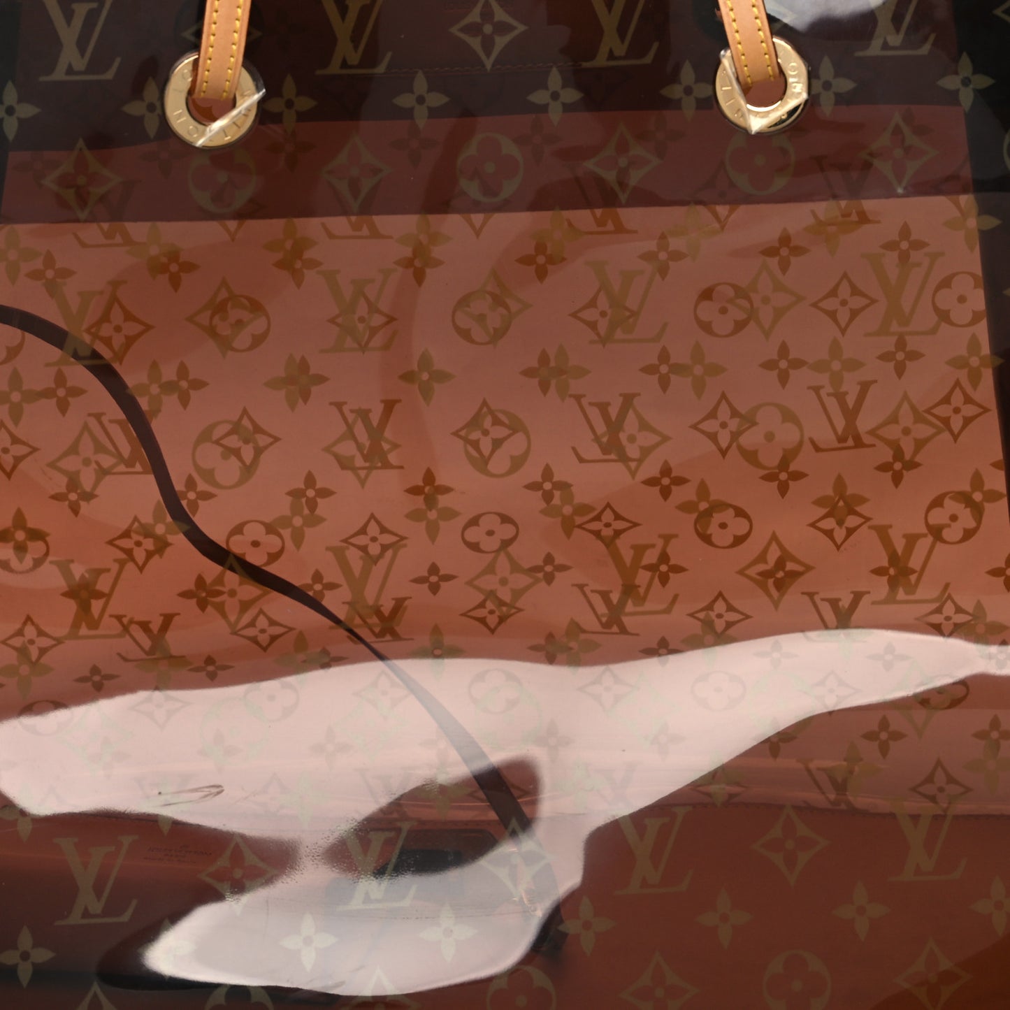Vinyl Monogram Ambre Sac Cabas GM