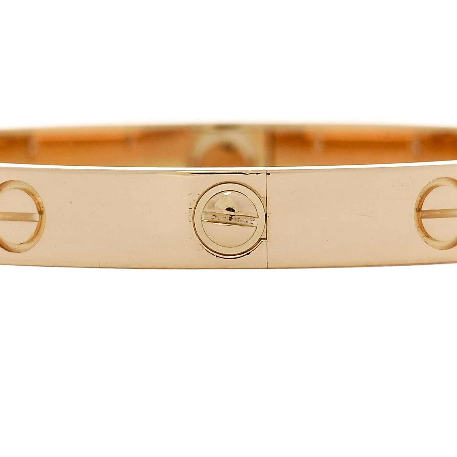 Cartier 18K Yellow Gold 4 Diamond LOVE Bracelet 16 4 of 9