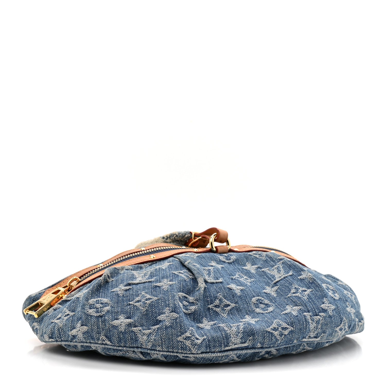 Louis Vuitton Monogram Denim High Rise Bumbag Blue 4 of 12