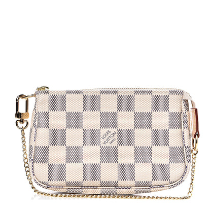 Louis Vuitton Damier Azur Mini Pochette Accessories 1 of 10