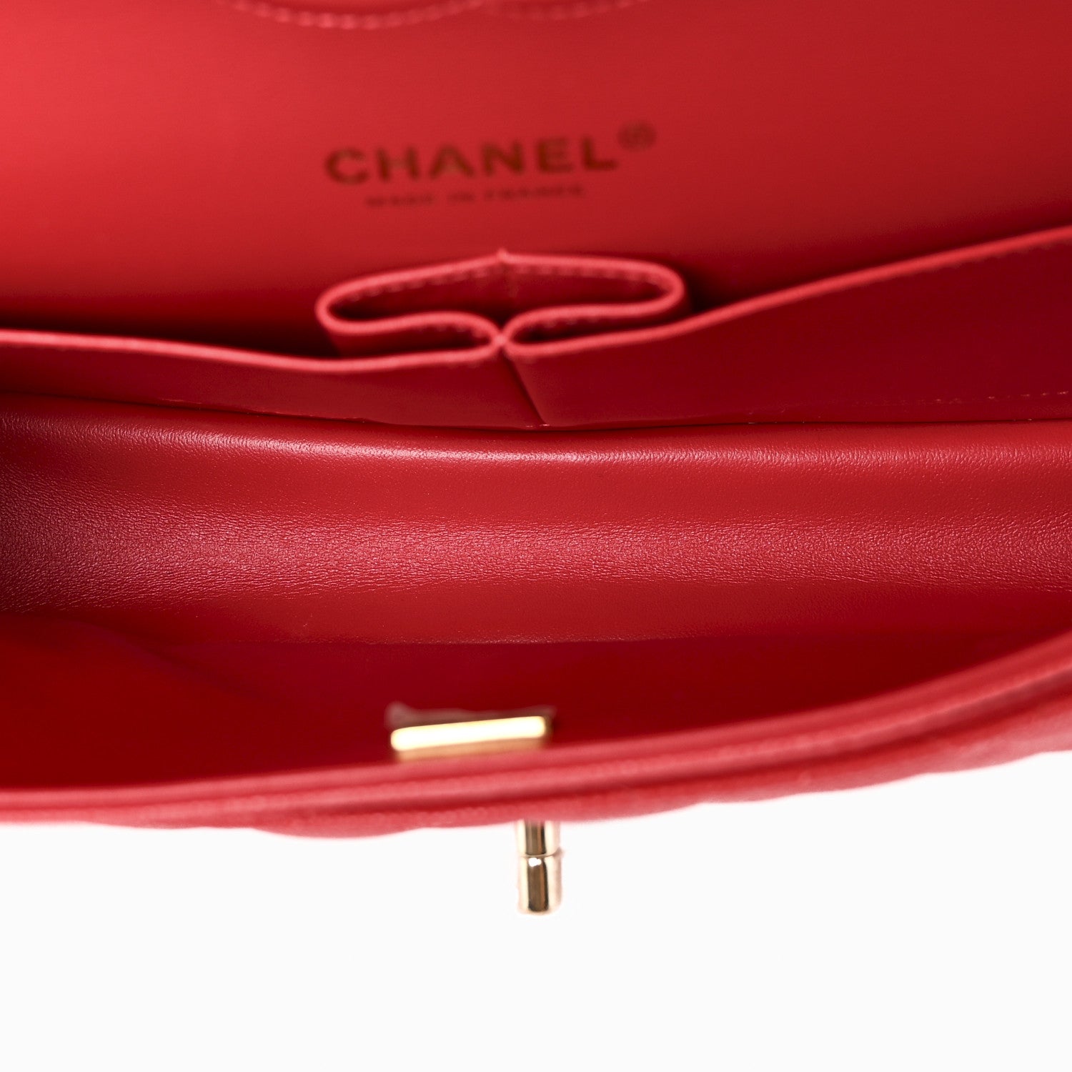 Chanel Caviar Quilted Medium Double Flap Red 5 of 11