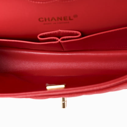 Chanel Caviar Quilted Medium Double Flap Red 5 of 11
