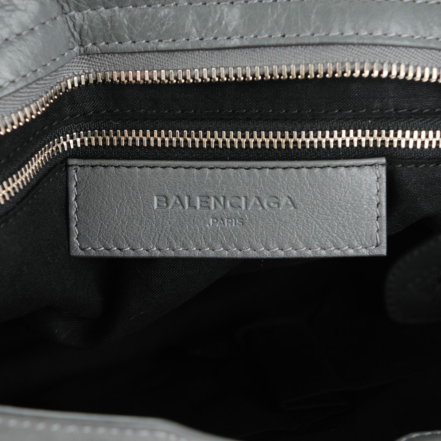 Balenciaga Agneau Silver Metallic Edge Hardware City Gris Cendre 7 of 8