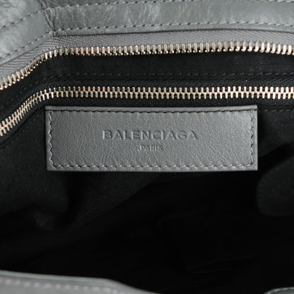 Balenciaga Agneau Silver Metallic Edge Hardware City Gris Cendre 7 of 8
