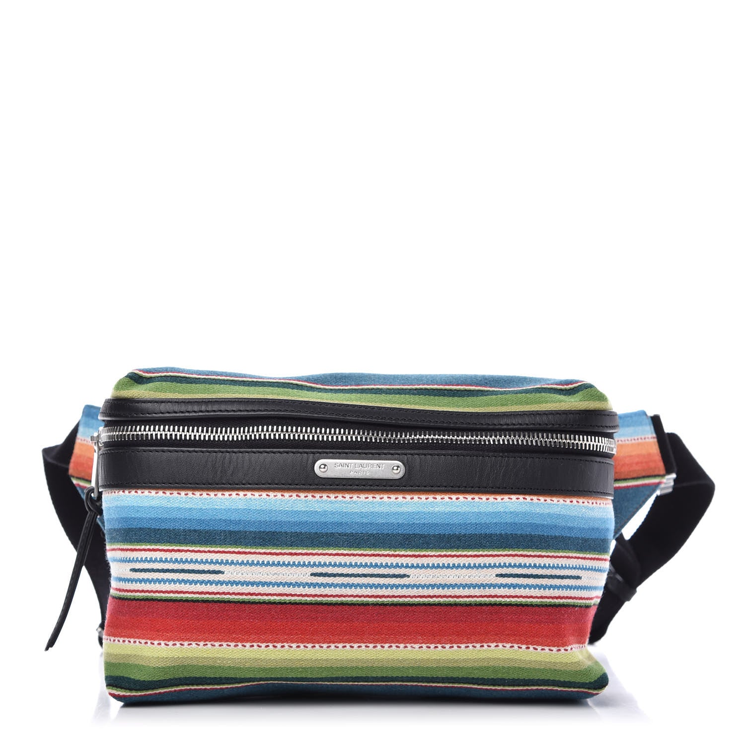 Saint Laurent Wool Mexican Jacquard City Belt Bag Multicolor 1 of 11