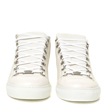 Balenciaga Agneau Arena Opaque Mens High Top Sneakers 43 Extra White 2 of 13