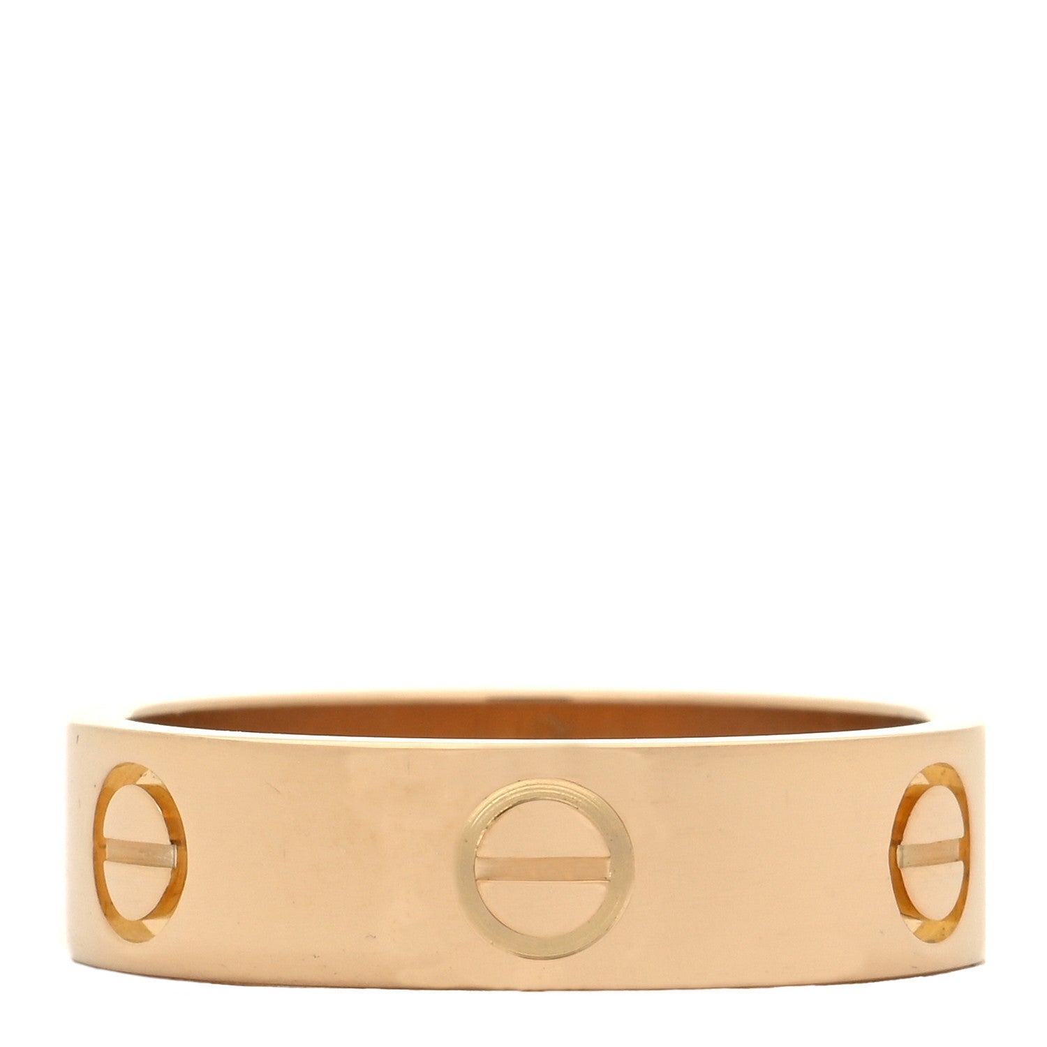 Cartier 18K Yellow Gold 5.5mm LOVE Ring 56 7.5 3 of 4