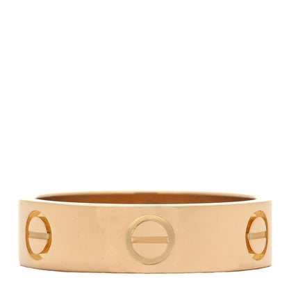 Cartier 18K Yellow Gold 5.5mm LOVE Ring 56 7.5 3 of 4