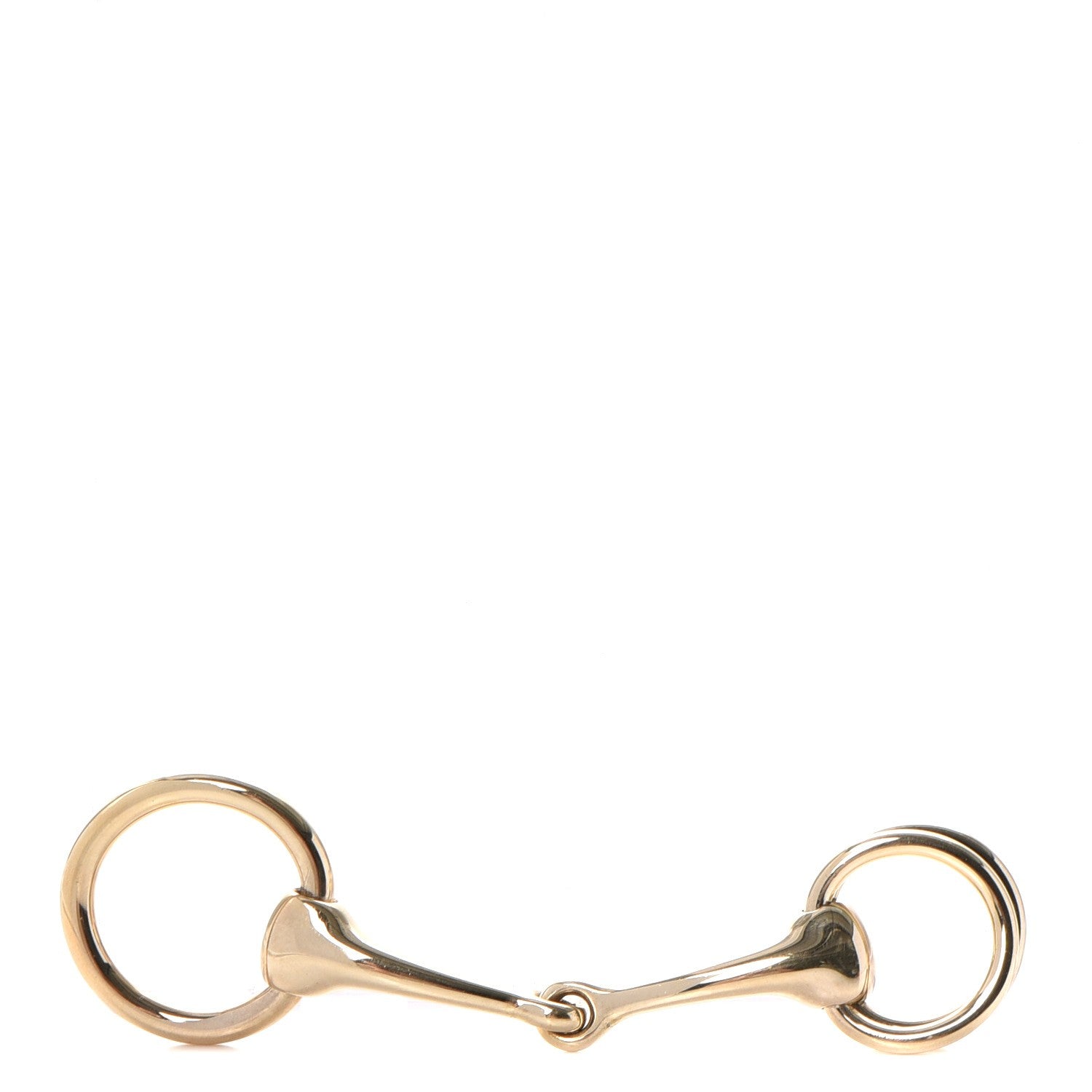 Hermes Permabrass Mors Scarf Ring Gold 1 of 6