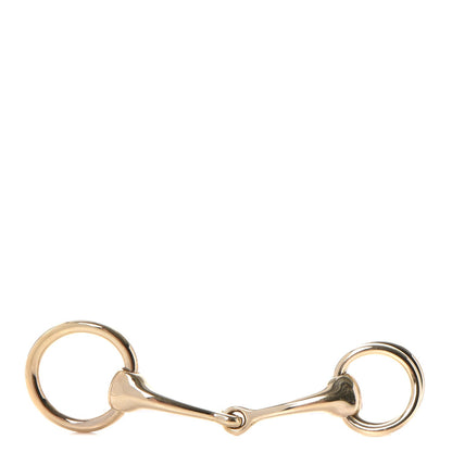 Hermes Permabrass Mors Scarf Ring Gold 1 of 6