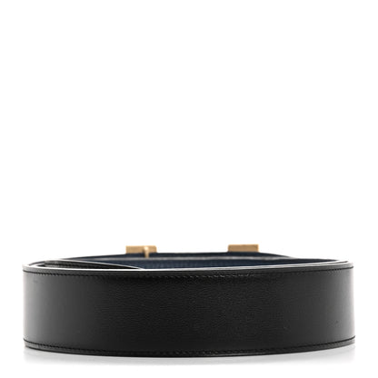 Hermes Box Togo 32mm H Belt 110 Black Vert Bosphore 2 of 10