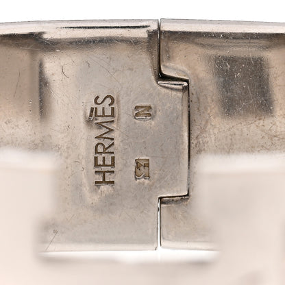 Hermes Enamel Wide Clic Clac H Bracelet GM Vert Olive 4 of 5