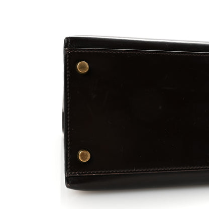 Hermes Box Kelly Sellier 32 Chocolate 8 of 10