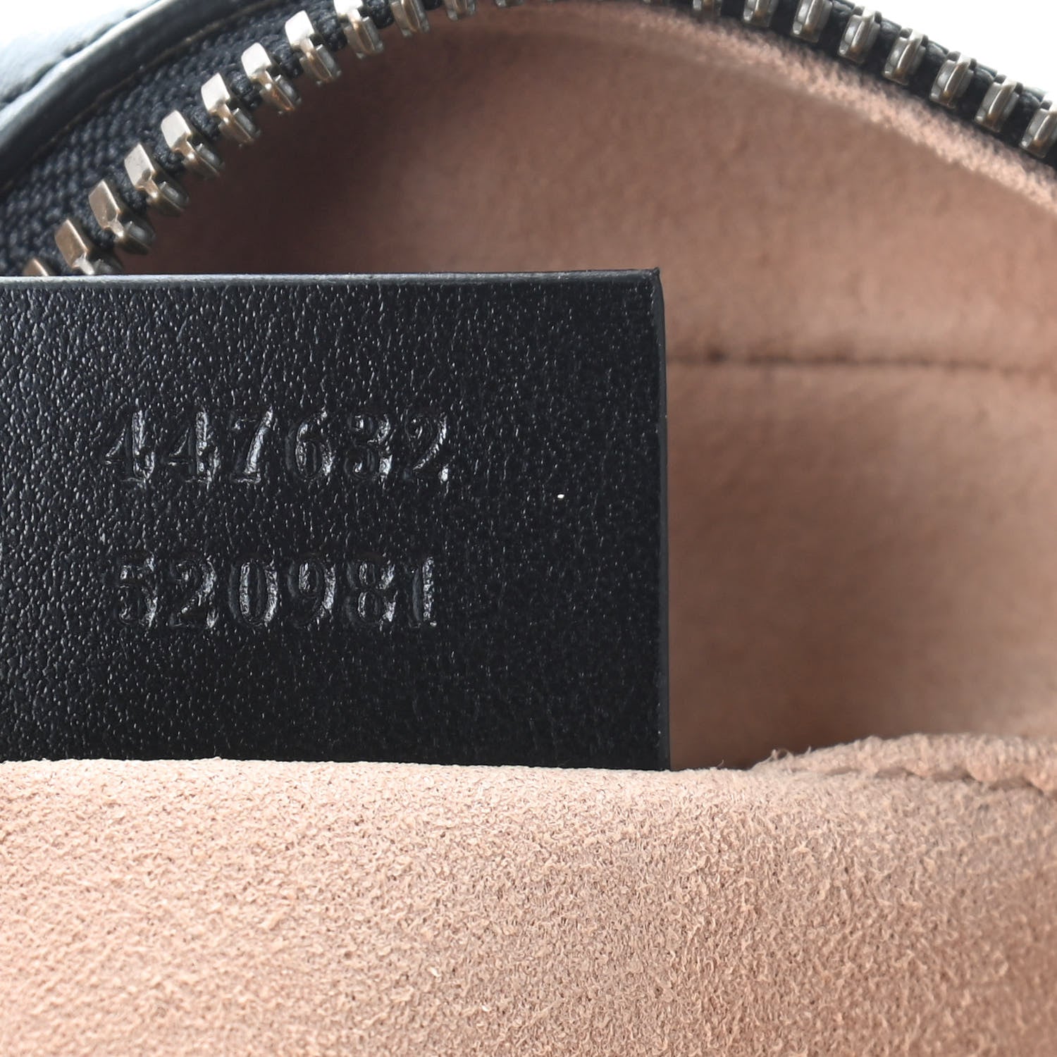 Gucci Calfskin Matelasse Small GG Marmont Chain Shoulder Bag Black 9 of 9