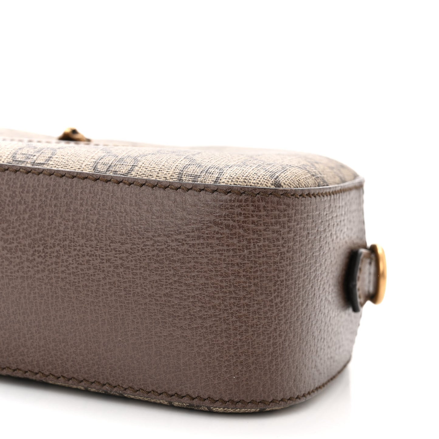 GG Supreme Monogram Web Neo Vintage Shoulder Bag Beige New Acero Crop