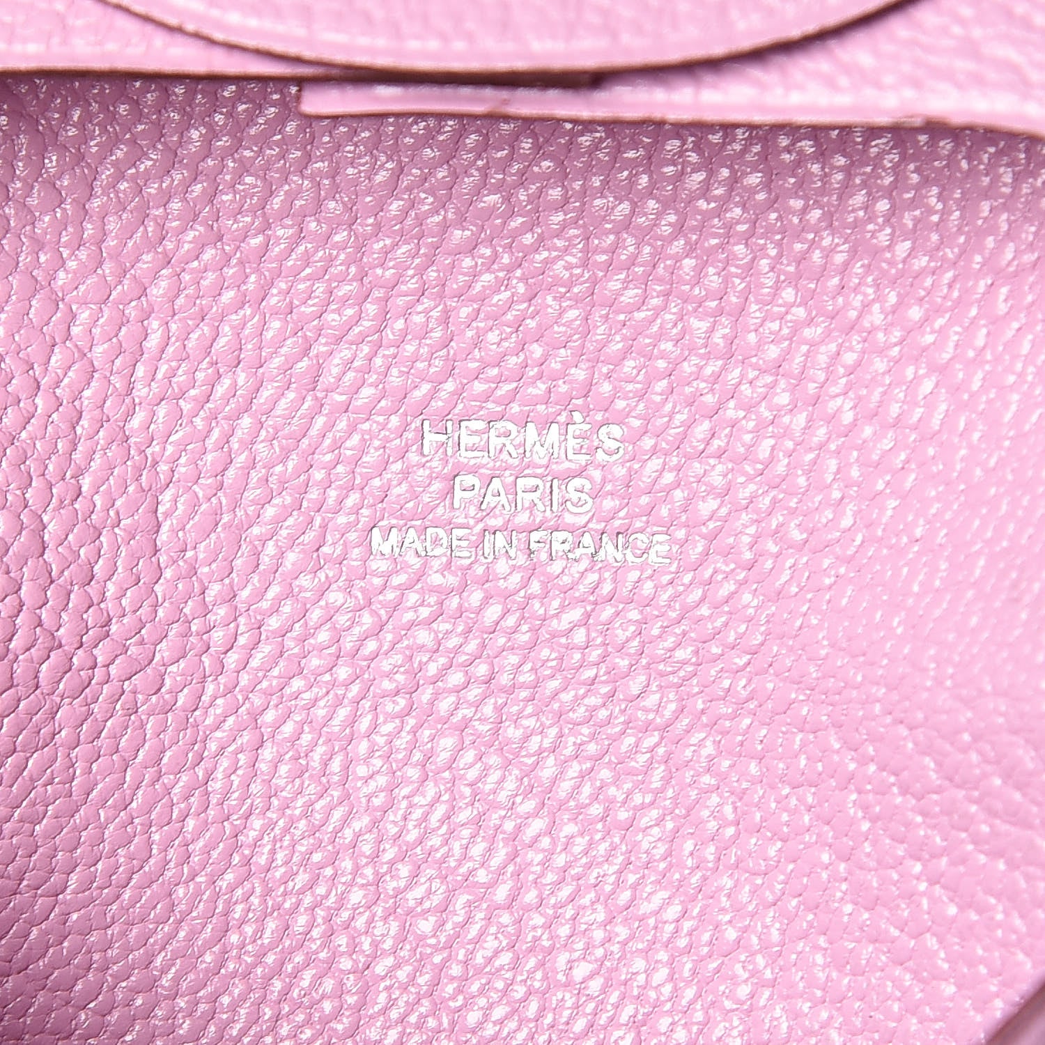 Hermes Chevre Mysore Bastia Coin Purse Mauve Sylvestre 6 of 8
