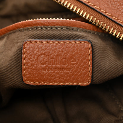Chloe Calfskin Medium Marcie Satchel Tan 6 of 11