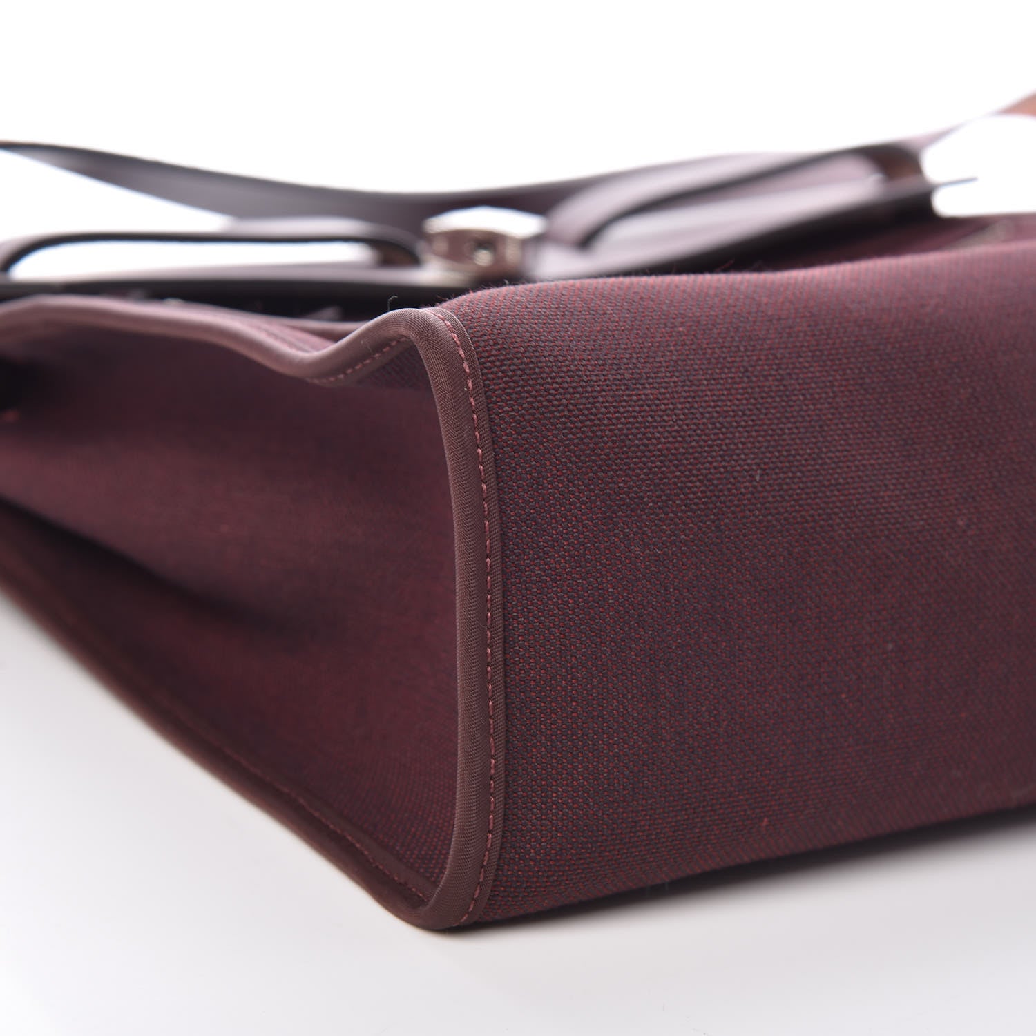 Hermes Vache Hunter Toile Officier Herbag Zip 31 PM Prune 6 of 13