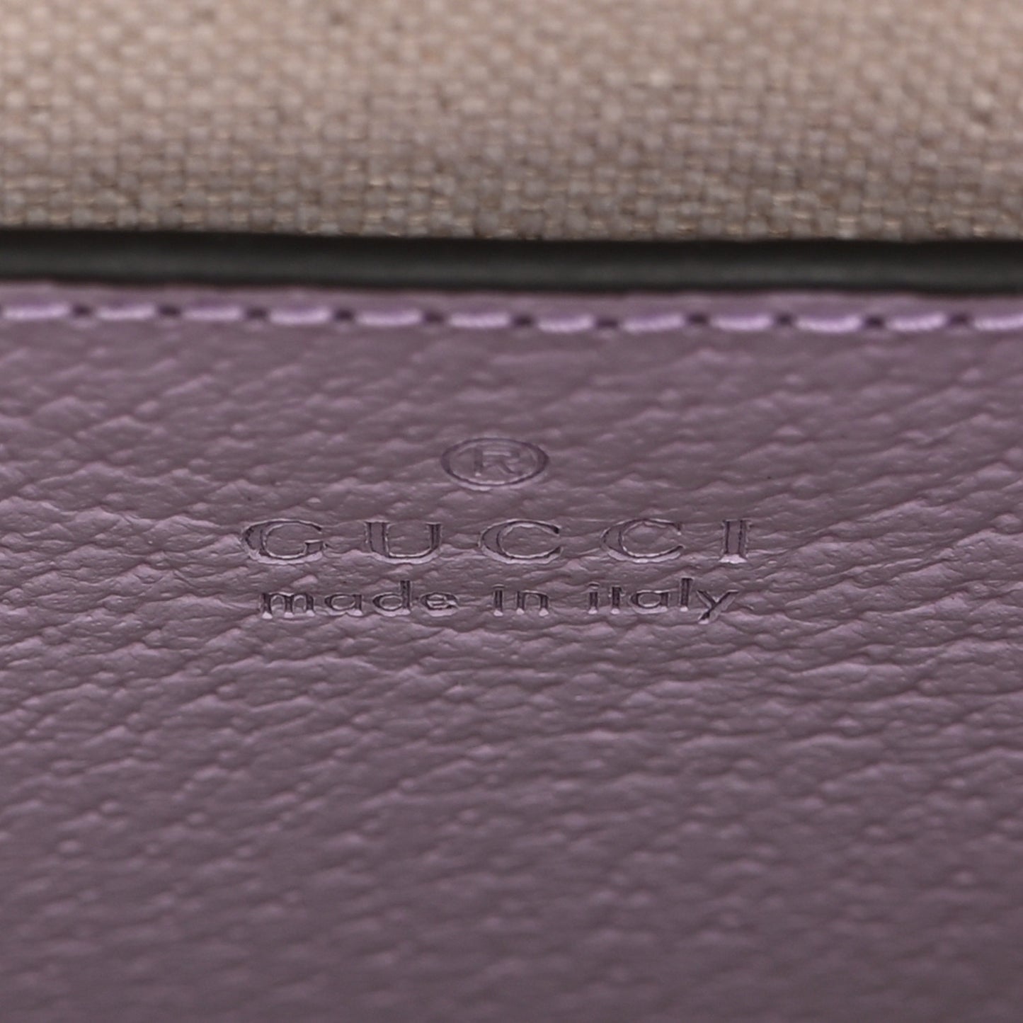 Monogram Jumbo GG Textured Dollar Calfskin Mini Tote Bag Beige Lapis