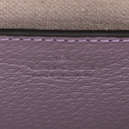 Gucci Monogram Jumbo GG Textured Dollar Calfskin Mini Tote Bag Beige Lapis 6 of 11