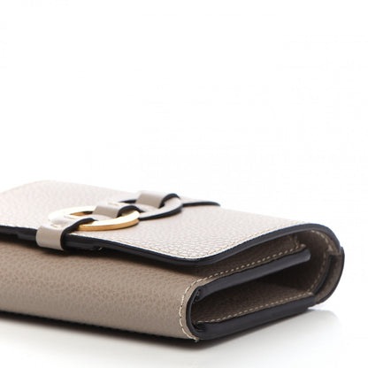 Chloe Grained Calfskin Small Darryl Trifold Wallet Motty Grey 7 of 9