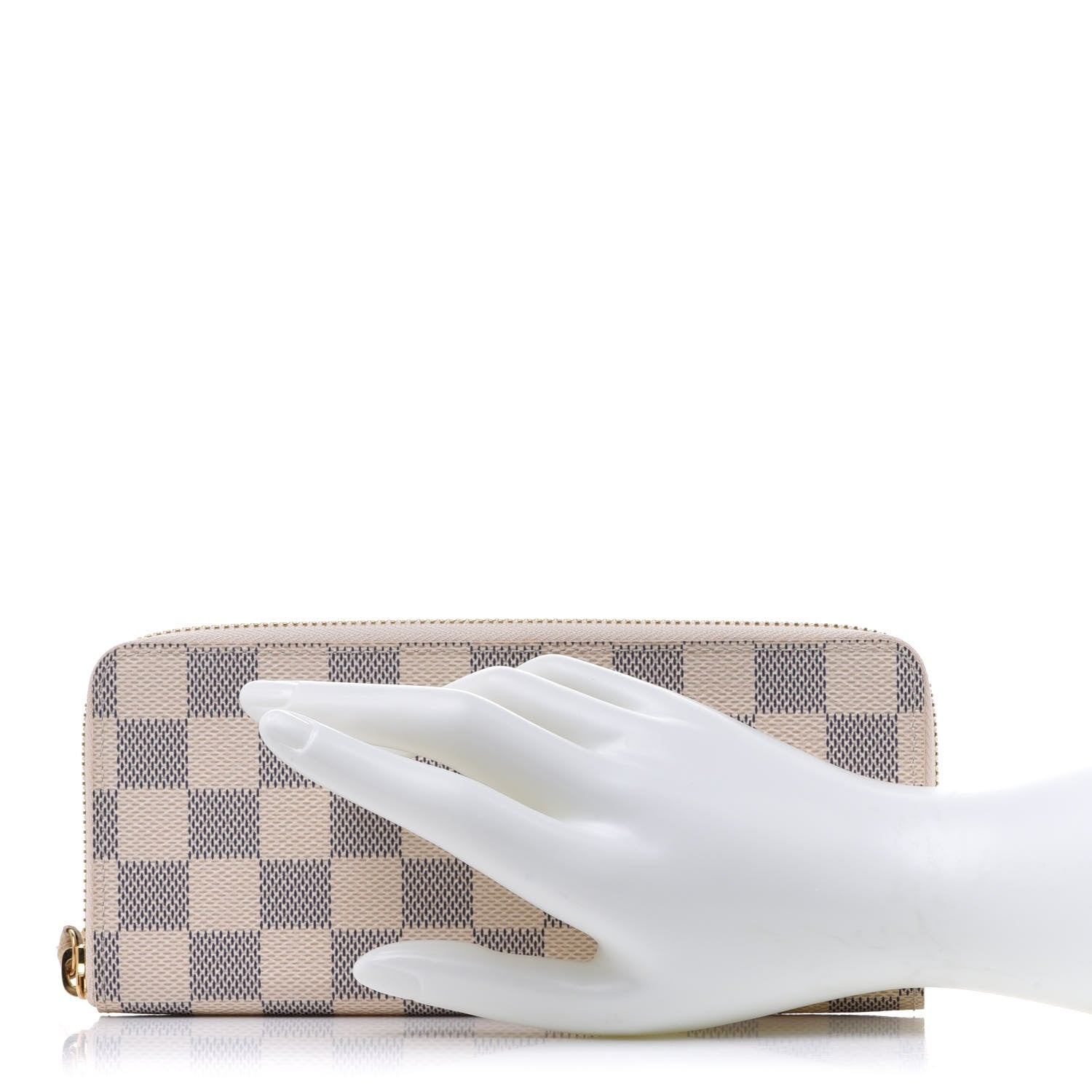 Louis Vuitton Damier Azur Clemence Wallet 2 of 10