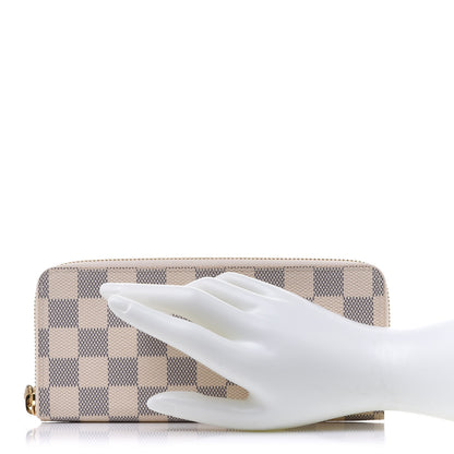 Louis Vuitton Damier Azur Clemence Wallet 2 of 10