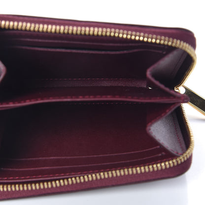 Louis Vuitton Vernis Zippy Coin Purse Wallet Rouge Fauviste 5 of 7