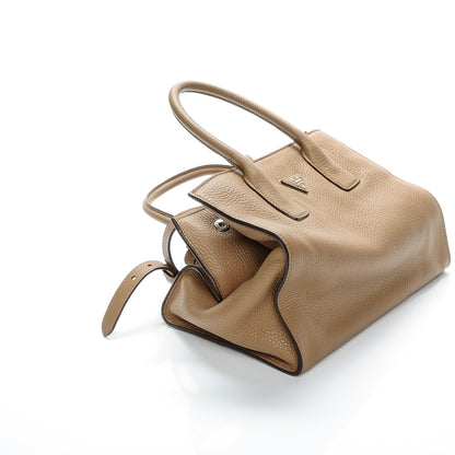 Prada Vitello Daino Tote Sesamo 9 of 9