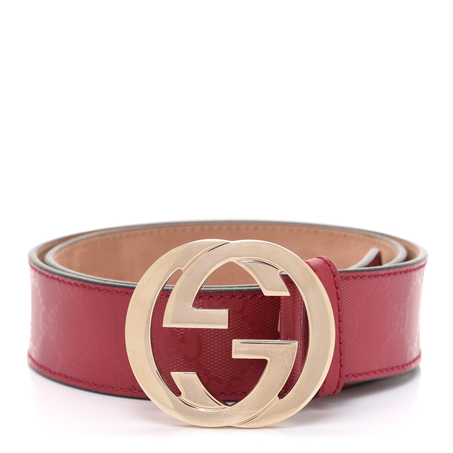 Imprime Monogram Interlocking G Belt 85 34 Red