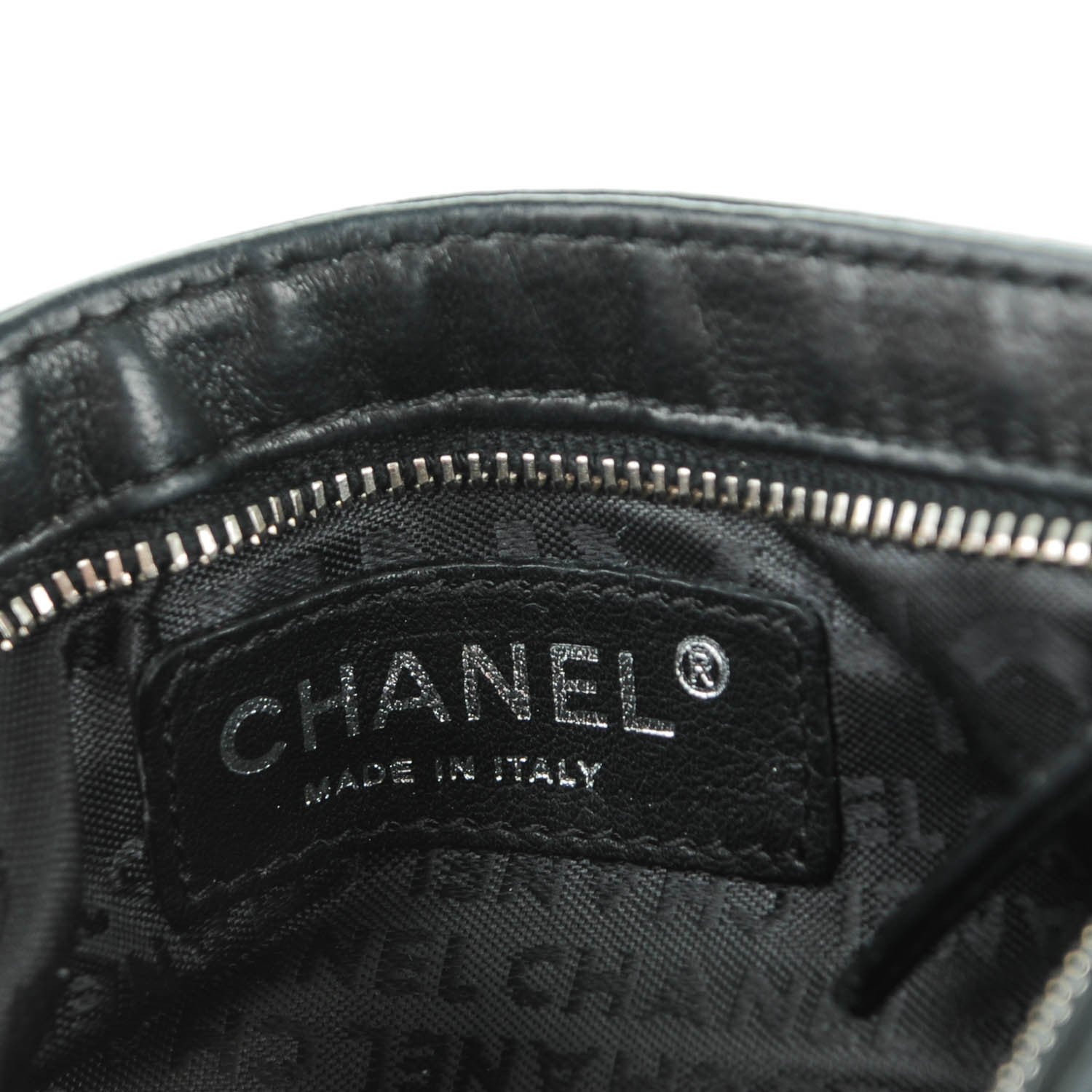 Chanel Lambskin Lax Pochette Black 6 of 7