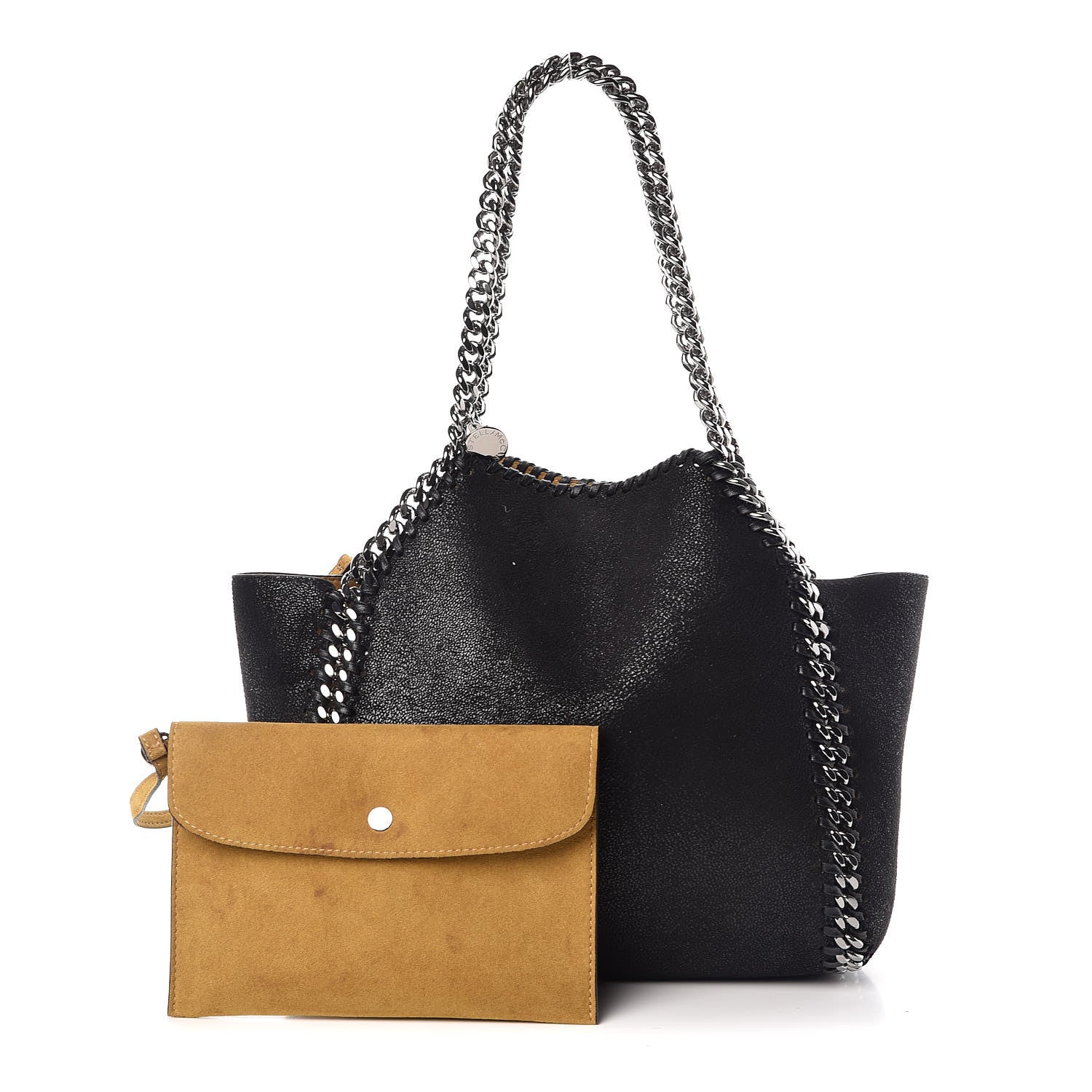 Stella McCartney Shaggy Deer Small Falabella Reversible Tote Black 1 of 9