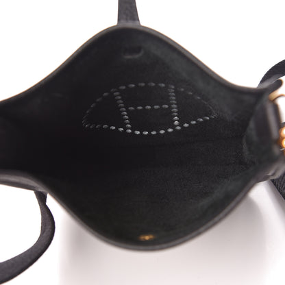 Hermes Taurillon Clemence Evelyne TPM Black 5 of 11